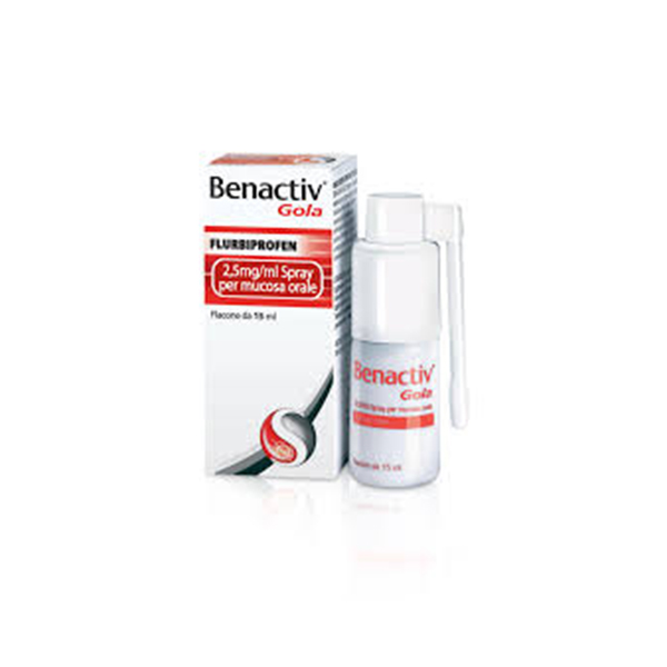 BENACTIV GOLA SPRAY 15ML 0, 25%