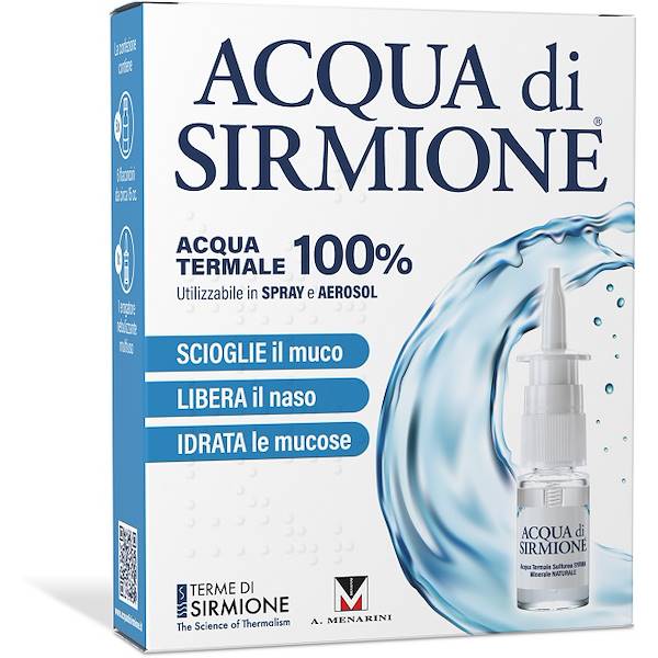 ACQUA DI SIRMIONE 15ML 6 FLACONI, ACQUA TERMALE SULFUREA