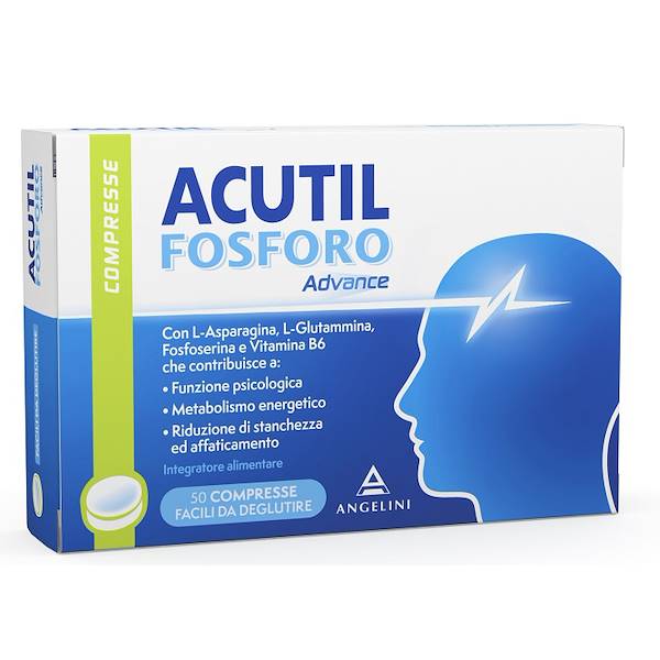 ACUTIL FOSFORO ADVANCE 50CPR, Integratore alimentare psicostimolante