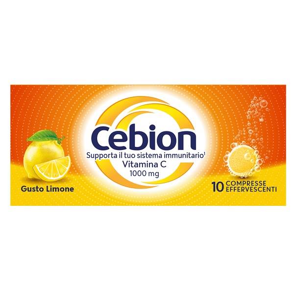 CEBION EFFERVESCENTI VIT C LIMONE 10CPR