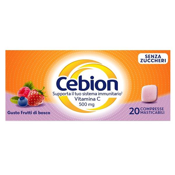 CEBION MASTICABILE VIT C S/ZUCCHERO FR BOSCO 20CPR