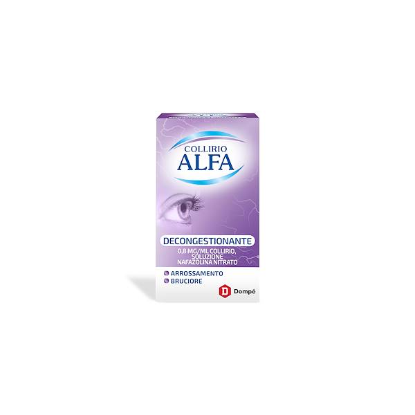 COLLIRIO ALFA FLACONE 10ML0, 8MG/ML, COLLIRIO ALFA 0, 8 mg/ml collirio