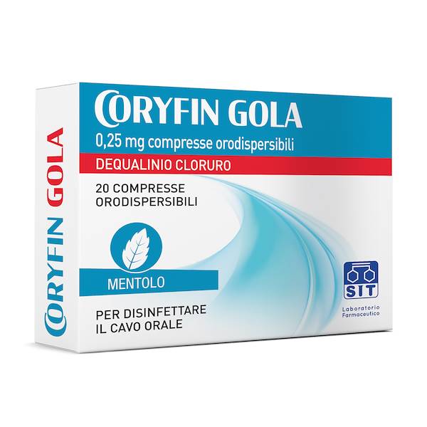 CORYFIN GOLA 20 COMPRESSE ORODISPERSIBILI 0, 25MG