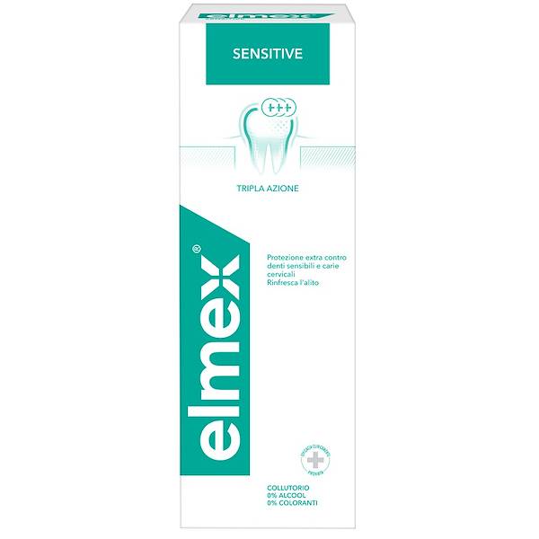 ELMEX SENSITIVE COLLUTORIO 400ML, Collutorio senza alcool