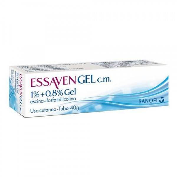 ESSAVEN GEL 80G 10MG/G + 8MG/G, Sintomi attribuibili ad insufficienza venosa; stati di fragilità capillare.