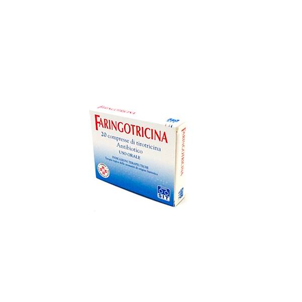 FARINGOTRICINA 20 COMPRESSE OROSOLUBILI 2, 5MG