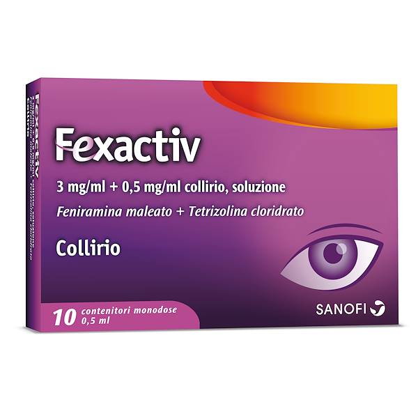 FEXACTIV COLLIRIO MONODOSE 10 FLACONCINI 0, 5ML