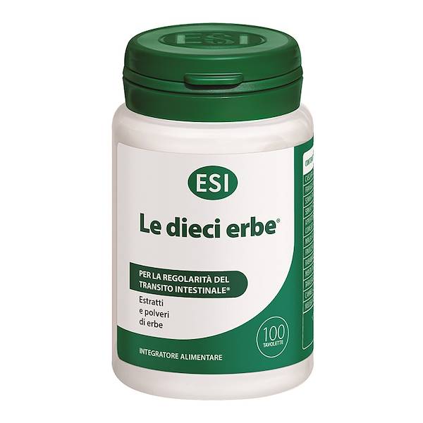 LE DIECI ERBE 100 TAVOLETTE 40G, Integratore alimentare, 100% origine naturale