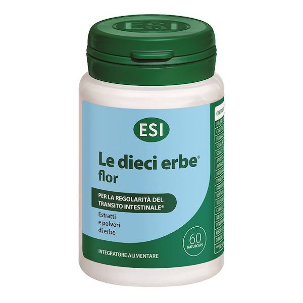 LE DIECI ERBE FLOR 60 CAPSULE, Integratore alimentare a base di principi vegetali