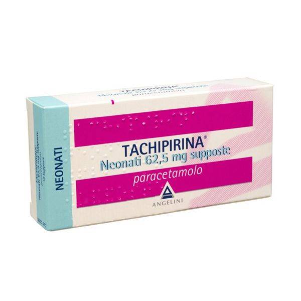TACHIPIRINA NEONATI 10 SUPPOSTE 62, 5MG