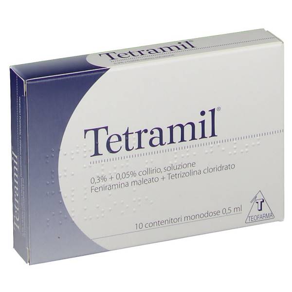 TETRAMIL COLLIRIO MONODOSE 10 FLACONCINI 0, 5ML