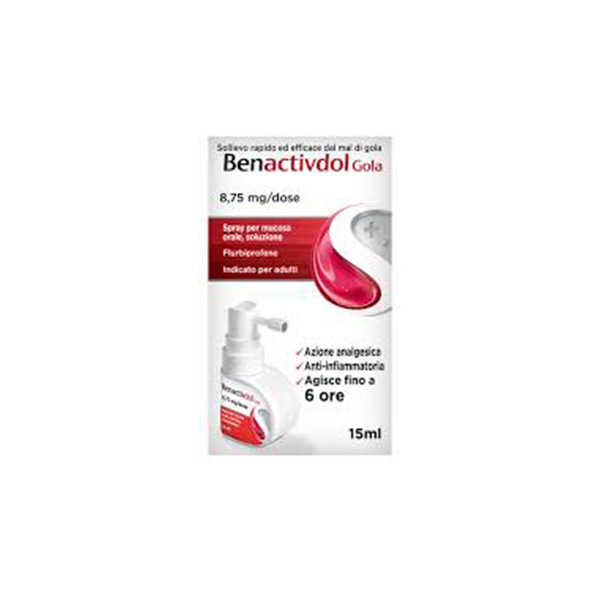 BENACTIVDOL GOLA SPRAY 15ML 8,75%