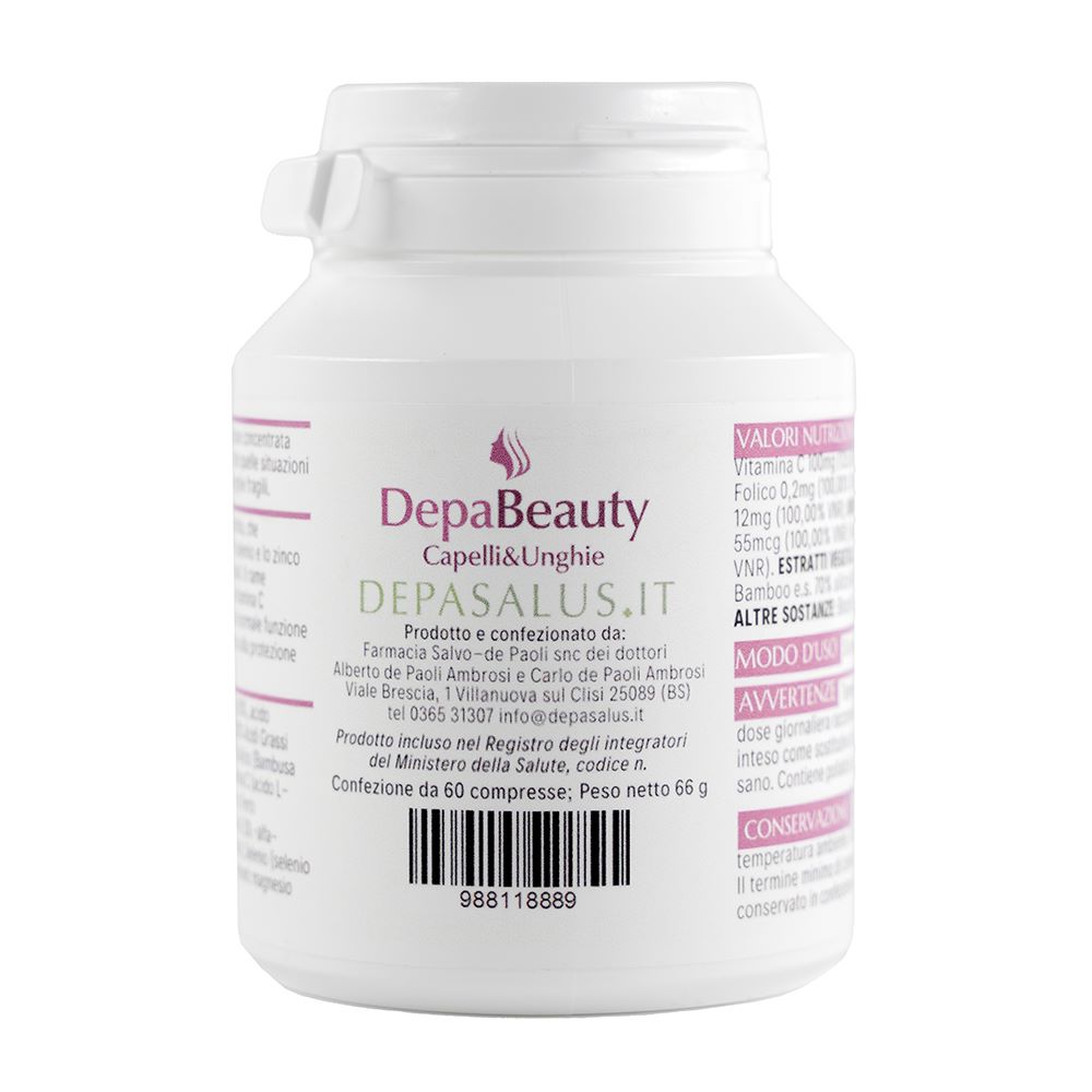 DEPABEAUTY CAPELLI E UNGHIE 60CPR