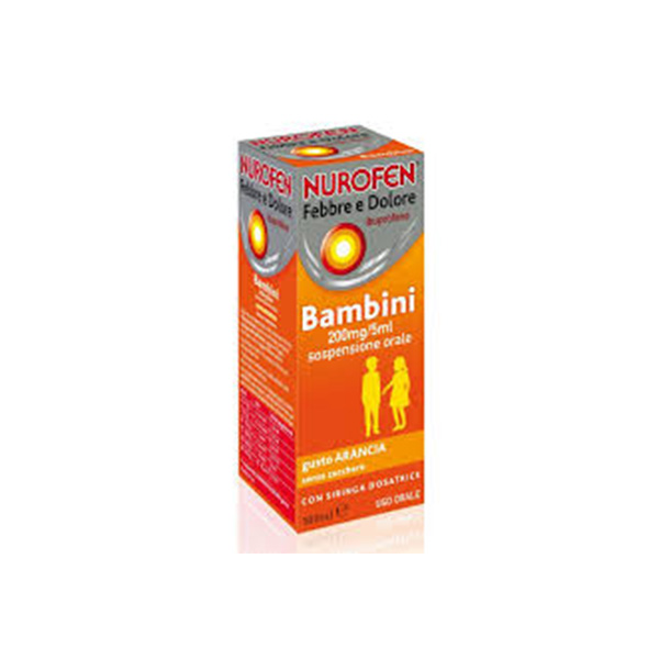 NUROFEN FEBBRE DOLORE BAMBINI 100MG/5ML ARANCIA