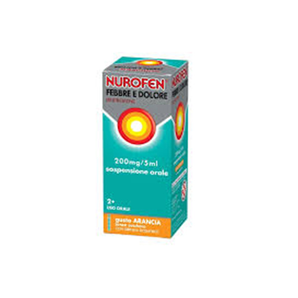 NUROFEN FEBBRE DOLORE 200MG/5ML ARANCIA 100ML