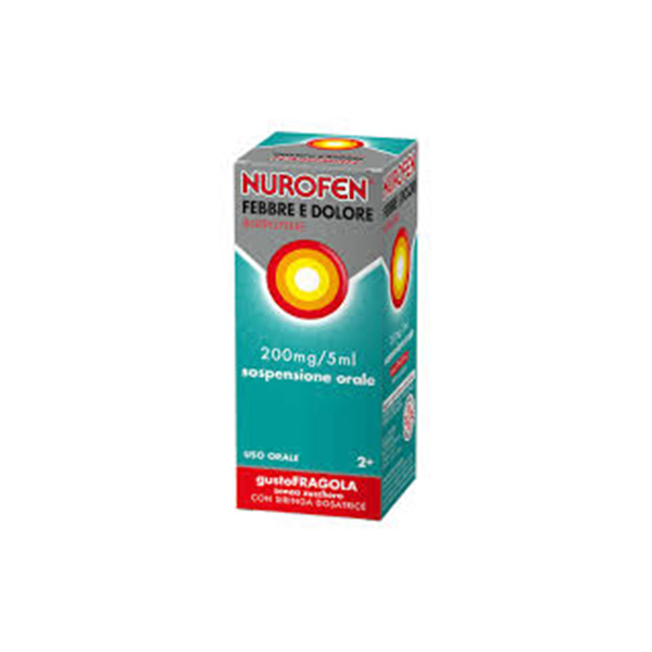 NUROFEN FEBBRE DOLORE 200MG/5ML FRAGOLA 100ML