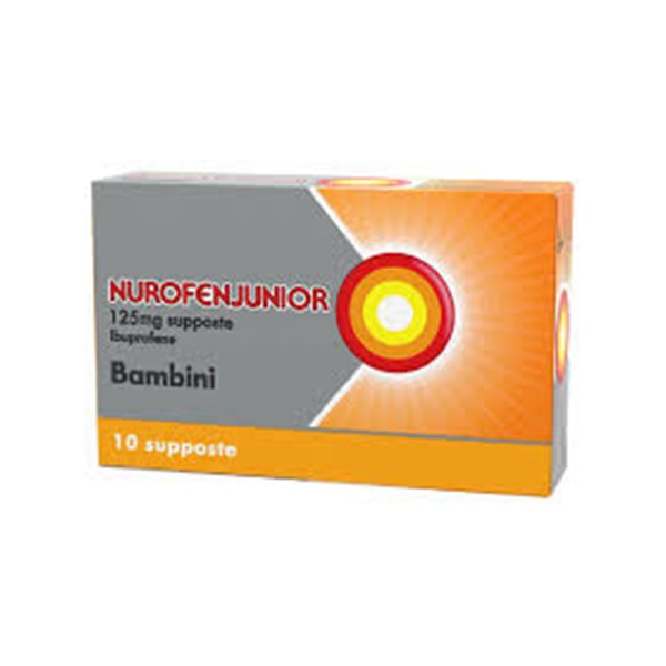 NUROFENJUNIOR 10 SUPPOSTE 125MG