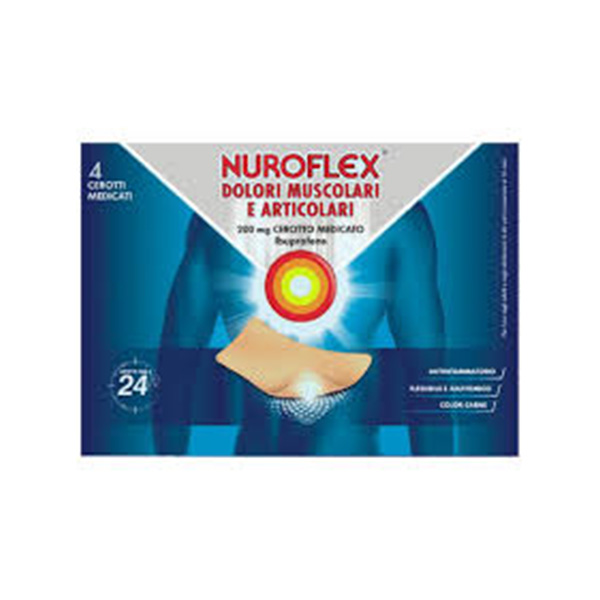 NUROFLEX DOLORI MUSCOLARI 4 CEROTTI MEDICATI