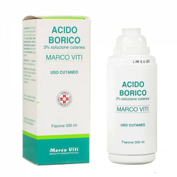 ACIDO BORICO MARCO VITI 3% 500 ML 