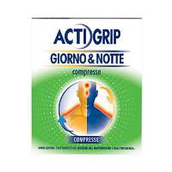 ACTIGRIP GIORNO&NOTTE 12+4 COMPRESSE