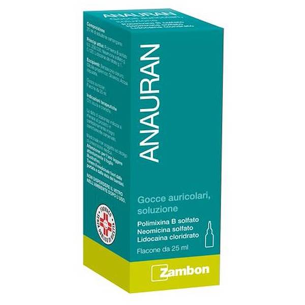 ANAURAN GOCCE OTOLOGICHE FLACONE 25ML