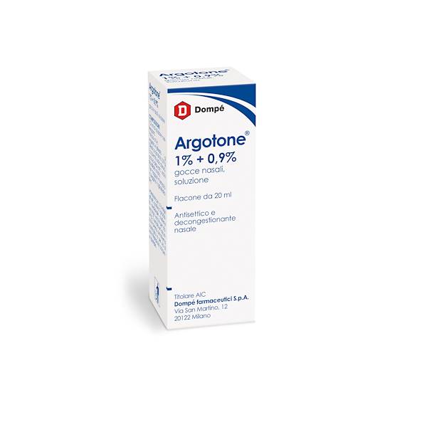 ARGOTONE GOCCE RINOLOGICHE 20ML 1%+0,9%