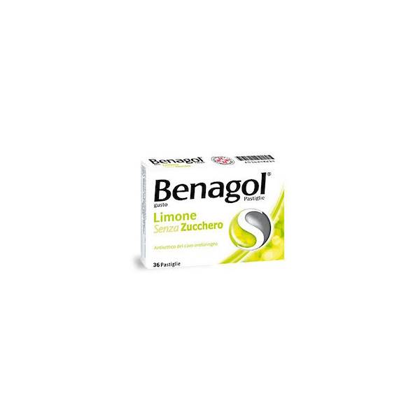 BENAGOL 36 PASTIGLIE LIMONE SENZA ZUCCHERO