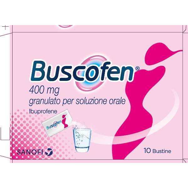 BUSCOFEN GRANULATO ORALE 10 BUSTE 400MG