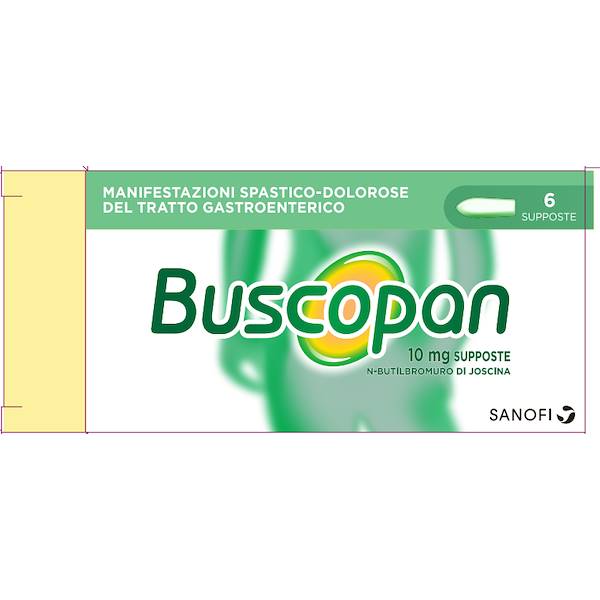 BUSCOPAN 6 SUPPOSTE 10MG