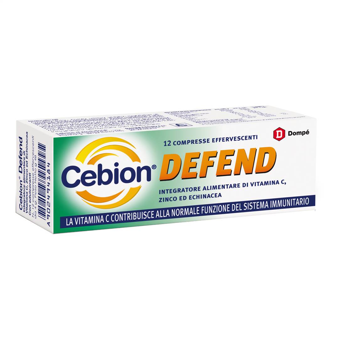 CEBION DEFEND 12 COMPRESSE EFFERVESCENTI