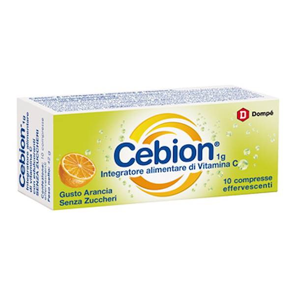 CEBION EFFERVESCENTI VIT C ARANCIA S/ZUCCHERO  10CPR