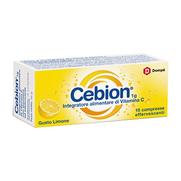 CEBION EFFERVESCENTI VIT C LIMONE 10CPR