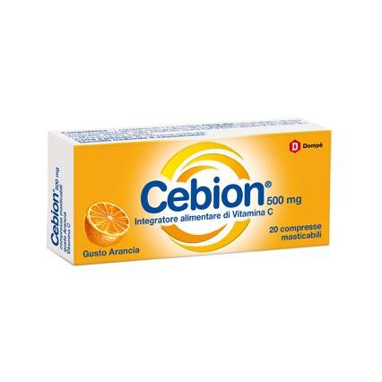 CEBION MASTICABILE ARANCIA VIT C 20CPR