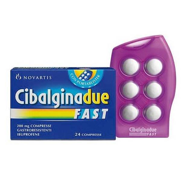 CIBALGINA DUE FAST 24 COMPRESSE 200MG