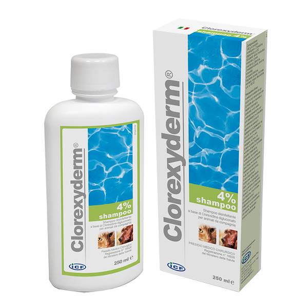 CLOREXYDERM 4% CLOREXIDINA SHAMPOO 250ML