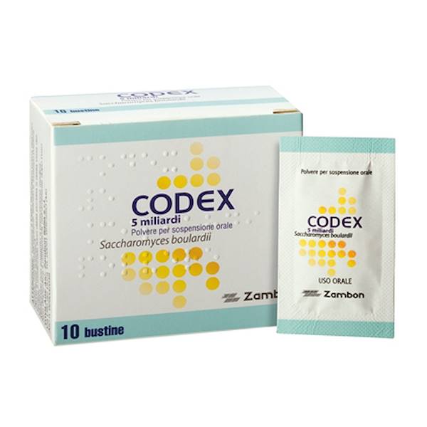 CODEX 10 BUSTE 5MLD 250MG