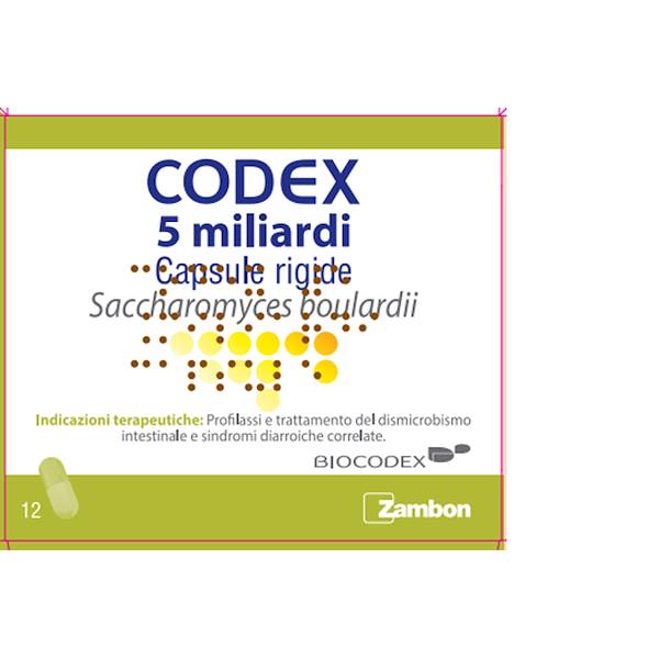 CODEX 12 CAPSULE 5MLD 250MG