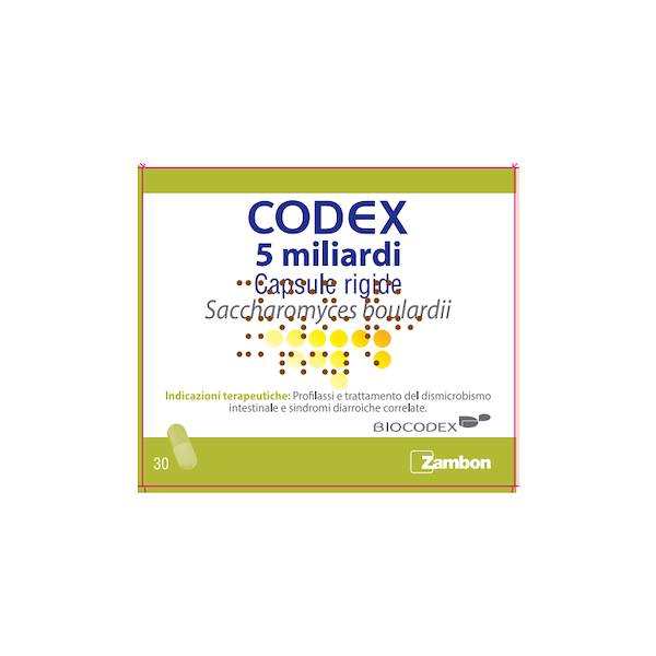 CODEX 30 CAPSULE 5MLD 250MG