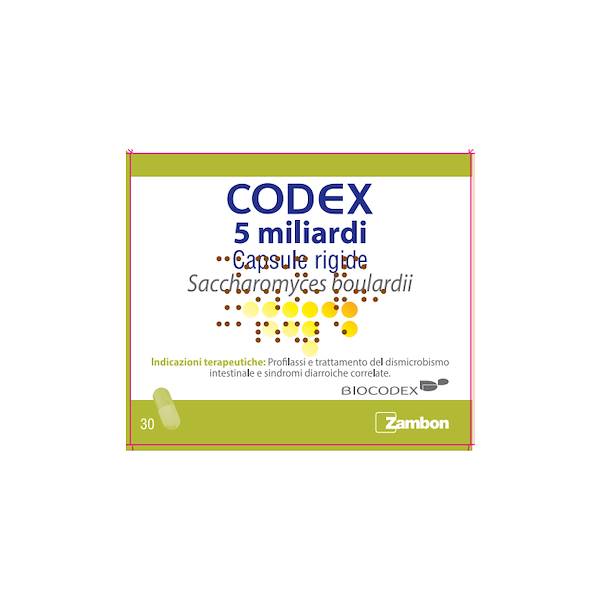 CODEX 30 CAPSULE 5MLD 250MG