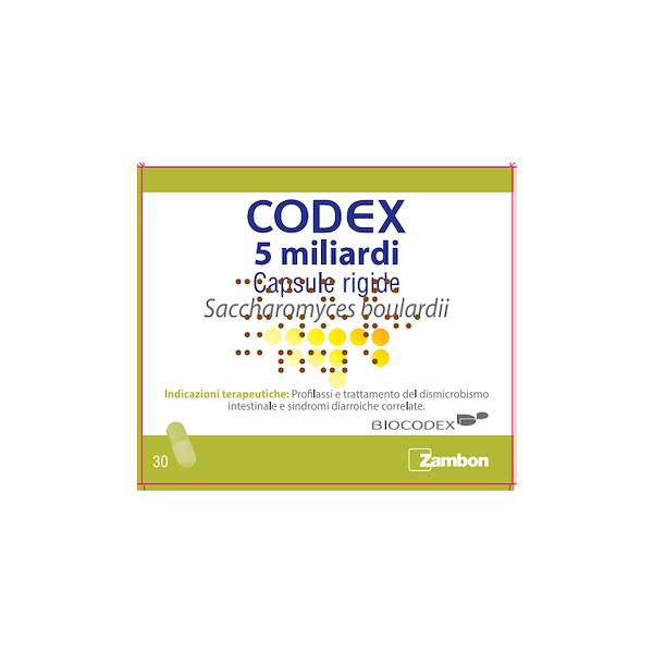 CODEX 30 CAPSULE 5MLD 250MG