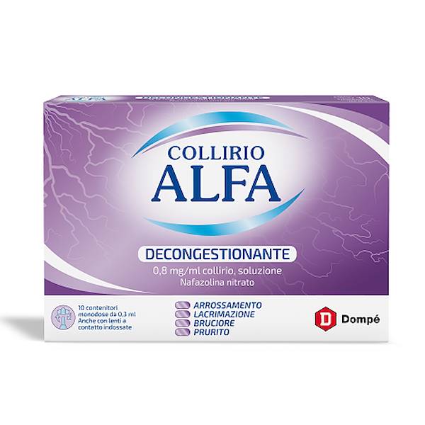 COLLIRIO ALFA 10 FLACONI MONODOSE 0,3ML