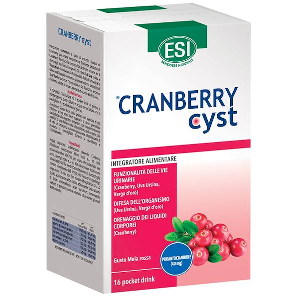 CRANBERRY CYST POCK DRINK 16 BUSTE