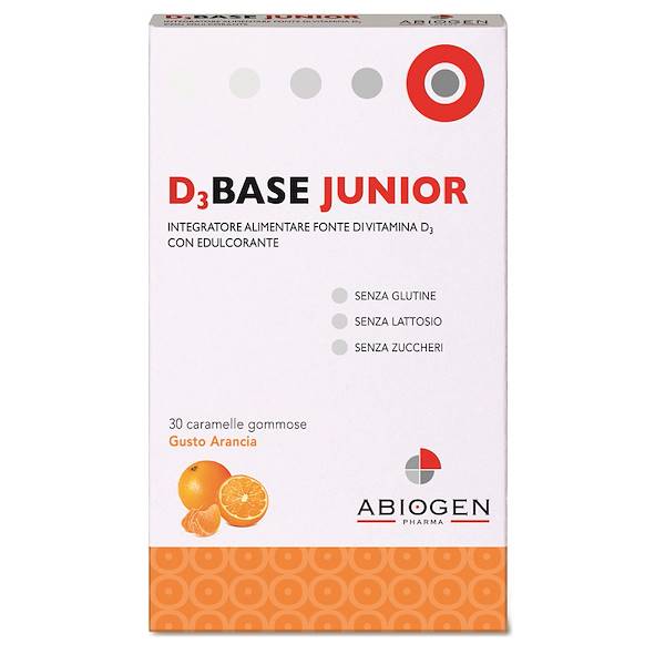 D3BASE JUNIOR 30 CARAMELLE ARANCIA