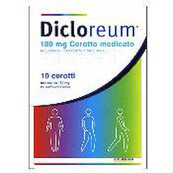 DICLOREUM CEROTTI MEDICATI 180MG 10PZ