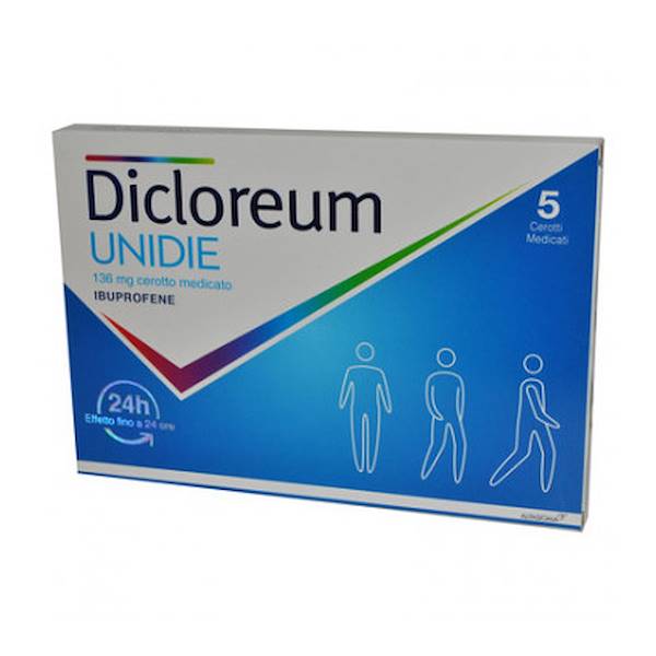 DICLOREUM UNIDIE CEROTTI MEDICATI 24H 5PZ