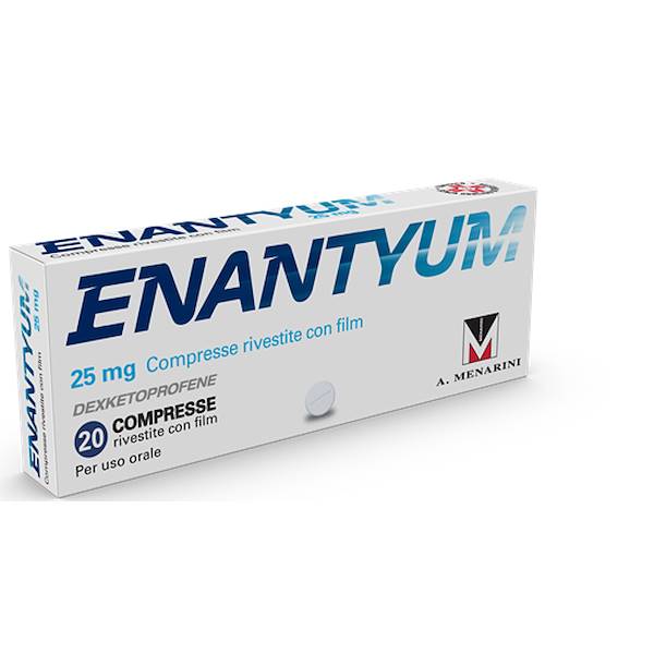 ENANTYUM 20 COMPRESSE RIVESTITE 25MG