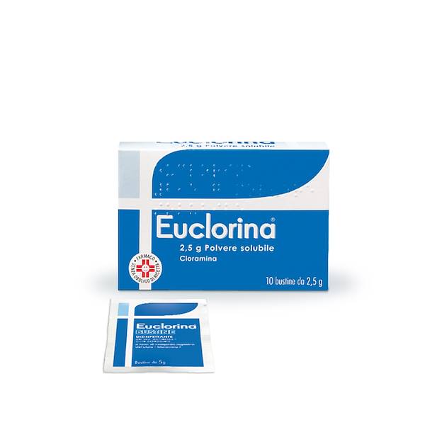 EUCLORINA POLVERE 10 BUSTE 2,5G