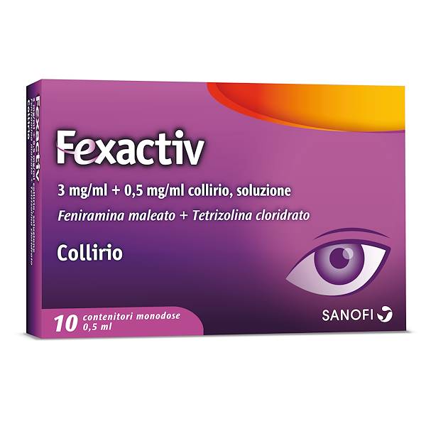 FEXACTIV COLLIRIO MONODOSE 10 FLACONCINI 0,5ML