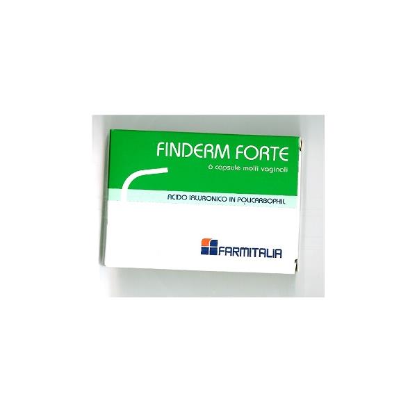 FINDERM FORTE 6 CAPSULE MOLLI VAGINALI