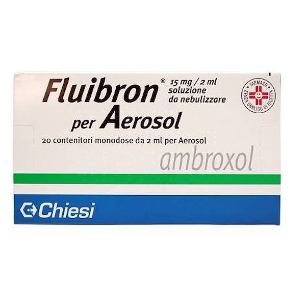 FLUIBRON AEROSOL 20 FLACONI 15MG 2ML